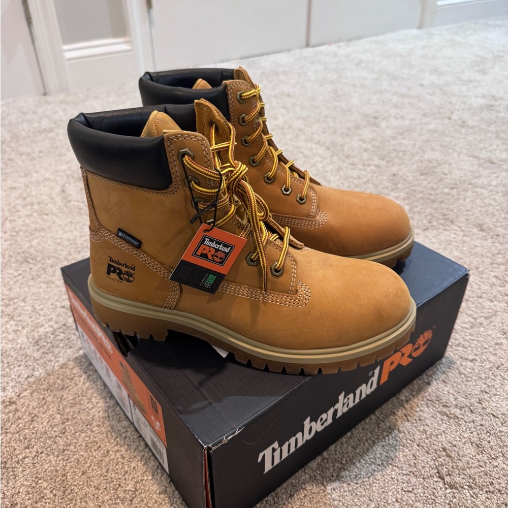 Timberland PRO Tan and Black Work Boot